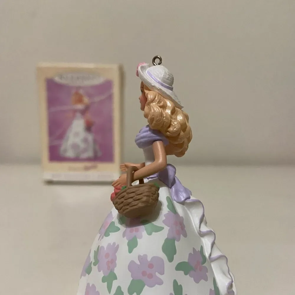 Hallmark Springtime Barbie Keepsake Ornament 1995 Easter Collection Series 1